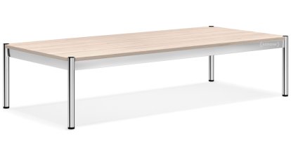 USM Haller Coffee Table, 150 x 75 cm, Wood, White oiled oak
