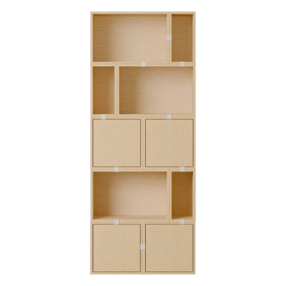 Stacked Bookcase 8, Oak
