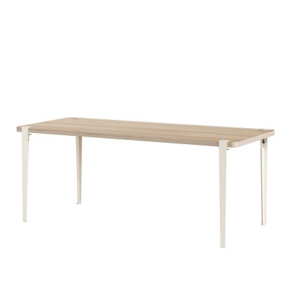 Tiptoe Dining Table Brixton, Cream white