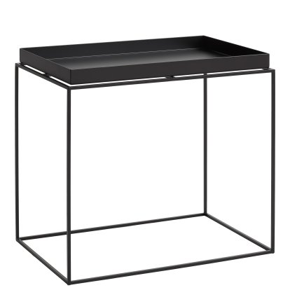 Tray Tables, H 50/54 x W 40 x D 60 cm, Black