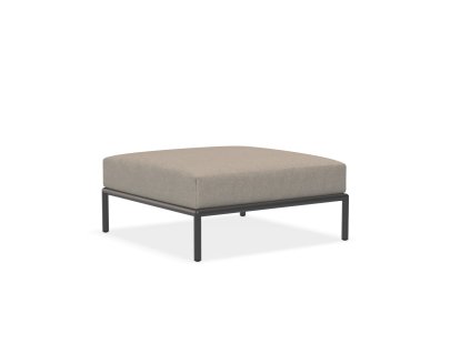 Level 2 Ottoman, Dark grey, Ash