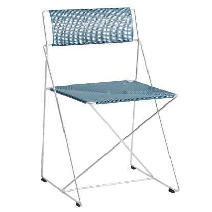 X-Line Chair Outdoor, Powder blue, Galvanised