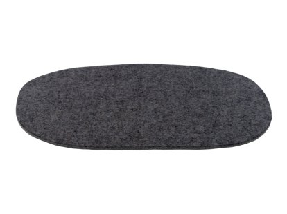 Seat Pad for Panton Chair, With upholstery, Anthracite melange