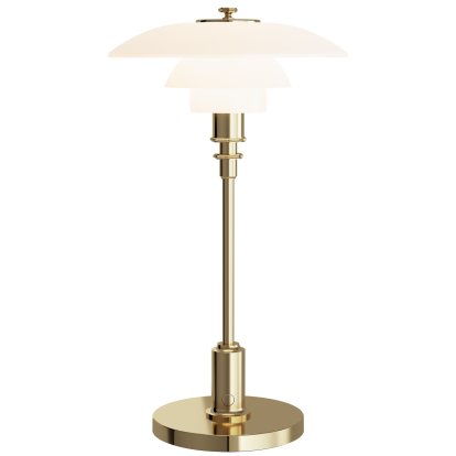 PH 2/1 Portable Lamp, Brass metallised