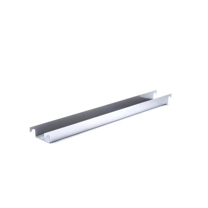 Cable Trough for Eiermann Table Frames, For table frame 100 cm (Eiermann 2), Chrome finish
