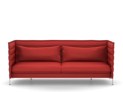 Alcove Sofa, Three-seater (H94 x W237 x D84 cm), Credo, Red chilli