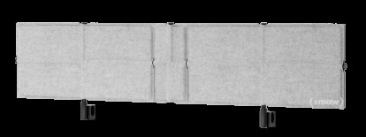 USM Privacy Panels Table Screen, For USM Haller Table classic, 175 cm, Light grey