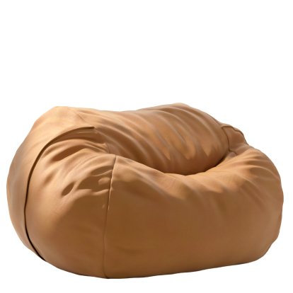 Vetsak Beanbag, L (H 90 x Ø 140 cm), Leather - Brown