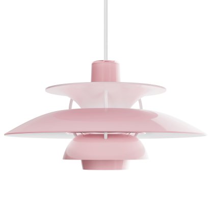 PH 5 320 Opal Pendant Light, Opal pale rose
