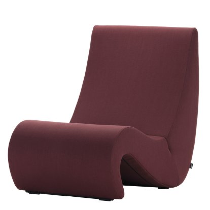 Amoebe Lounge Chair, Fabric Volo, marron