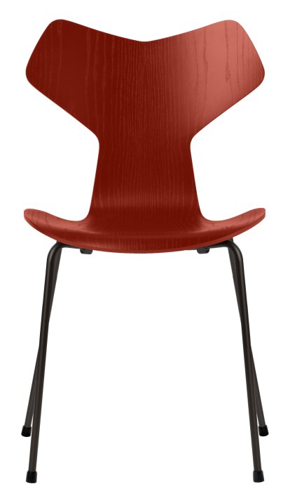 Grand Prix 3130 Chair, Coloured ash, Venetian red, Black