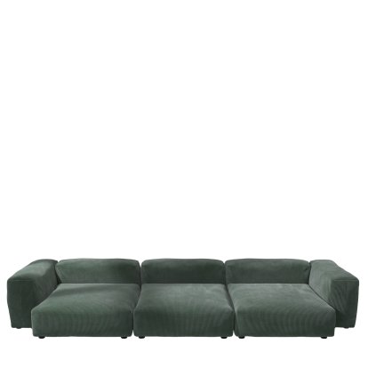 Vetsak Sofa Set 5, Cord velours - Hunter, Without cushion
