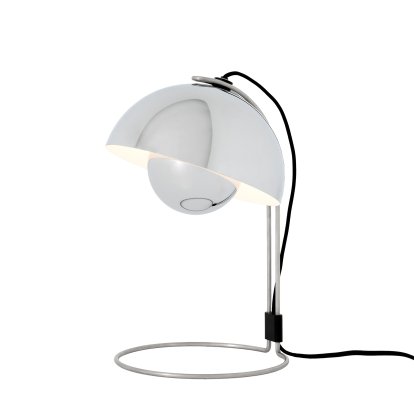 Flowerpot VP4 table lamp, Chrome-plated
