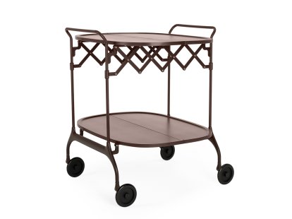 Gastone Trolley, Plum, Colour matching matt lacquered