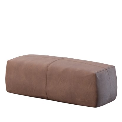 Vetsak Cushion, Lounge Pillow, Leather - Stone