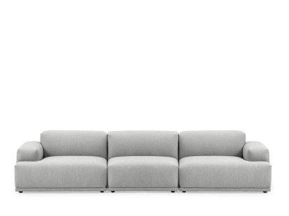Connect Sofa, 3 Seater, Fabric Steelcut Trio grey