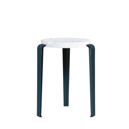 Lou Stool, Recycled Plastic, Venezia, Midnight blue
