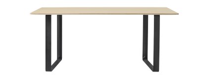 70/70 Table, L 170 x W 85 cm, Oak, Black