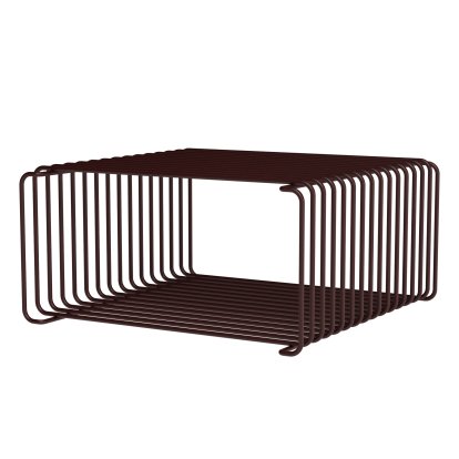 Panton Wire Low Shelf, 35 cm, Black Red