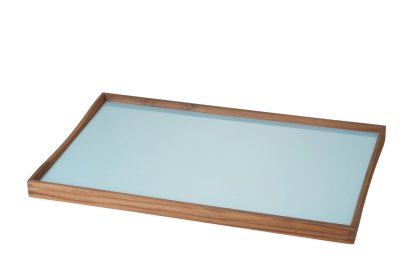 Turning Tray, L (38 x 51 cm), Black/Blue