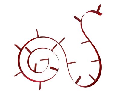 Bookworm Shelf, 17, Opal, Bordeaux