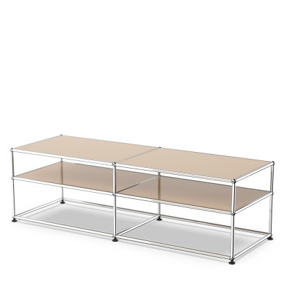 USM Haller side table Type 1, Metal, USM beige
