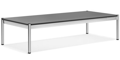 USM Haller Coffee Table, 150 x 75 cm, Laminate, Light mid grey
