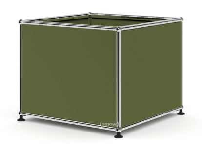 USM Haller Cube, 50 x 50 cm, Olive green RAL 6003