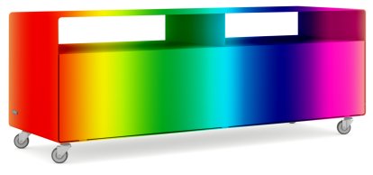 TV Lowboard R 109, Self-coloured, RAL Classic Colour, Industrial castors