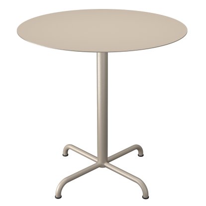Pico Table, Beige, Round (Ø 74 cm), 4 star