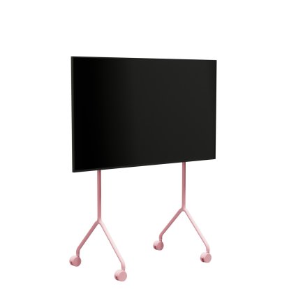 Moon TV Stand, Light, Bubble gum