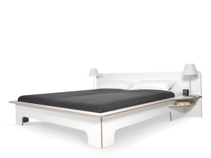 Plane Bed, 180 x 200, Without slatted frame, Without mattress