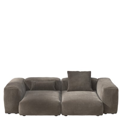 Vetsak Sofa Set 2, M, Cord velours - Mocha, With cushions