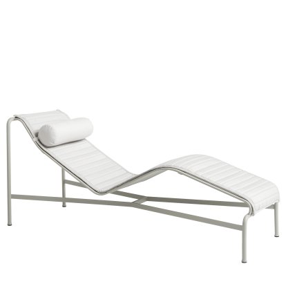 Palissade Chaise Longue, Sky grey, With cushion, With neck pillow