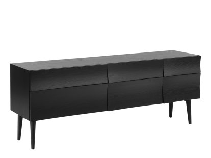 Reflect Sideboard, Large (W 179,8 cm), Black stained oak