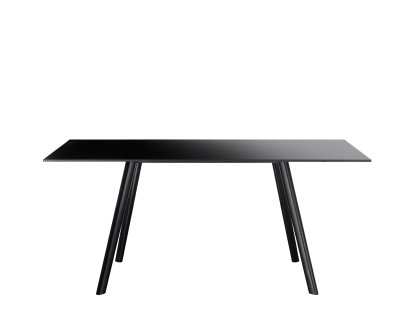 Pilo Table, 160 x 85 cm, Legs black, table top black