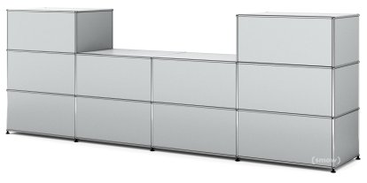 USM Haller Counter Type 3, USM matte silver, 50 cm