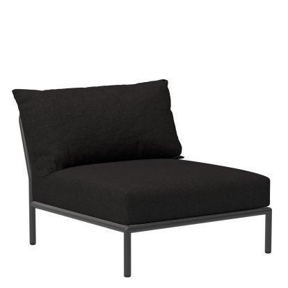 Level 2 Lounge Chair, Dark grey, Char