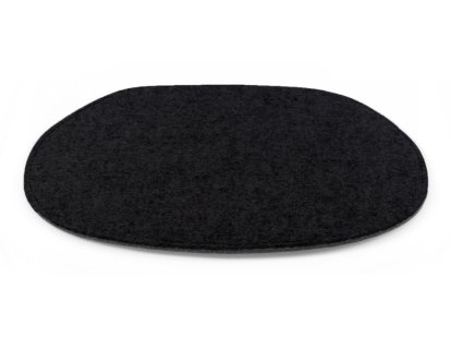 Seat Pad for Eames Side Chairs, With upholstery, Graphite melange