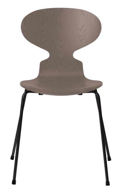 Ant Chair 3101, Coloured ash, Deep clay, Black