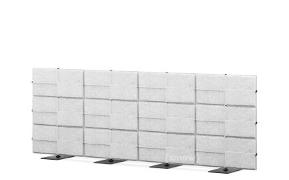 USM Privacy Panels Acoustic Wall, 3,00 m (4 elements), 1,09 m (3 elements), Light grey