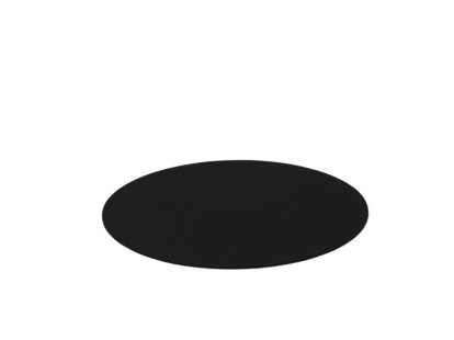 Felt Coasters for Componibili, 1, Round, ø 30 cm, 013 black