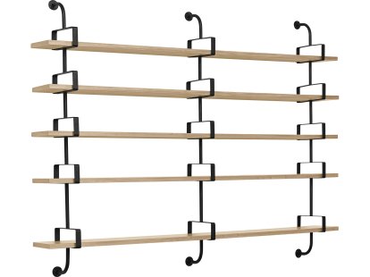 Démon Shelf, W 215 x H 155 cm, Natural oak