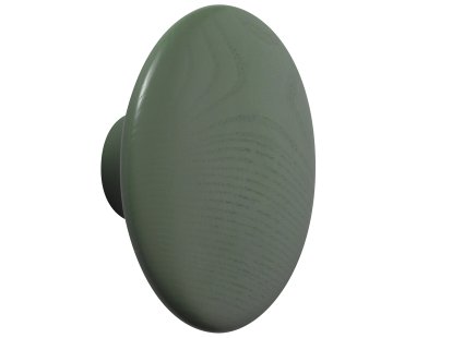 The Dots Hook, L (Ø 17 cm), Dusty green