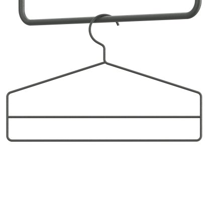 String System Coat Hanger (Set of 4), Dark grey