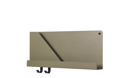 Folded Shelves, H 22 x W 51 cm, Olive