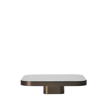 Bow Coffee Table, Brass burnished, H 19 x W 70 x D 70