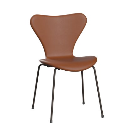 Serie 7 Chair 3107 Upholstered, Walnut, Brown bronze