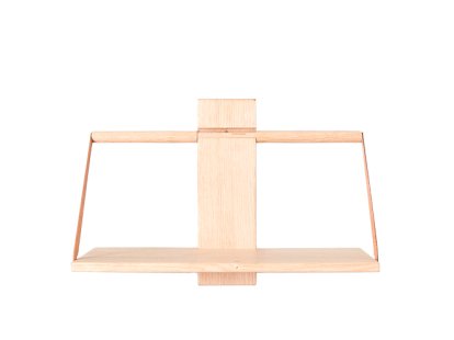Shelf Wood Wall, M (45 x 20 x 32 cm), Oak natural
