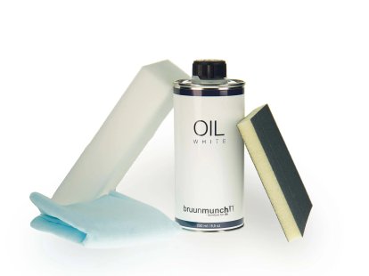 Bruunmunch Wood Care Set, For white oiled wood